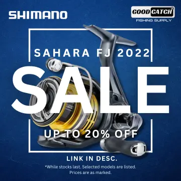 2022 NEW SHIMANO SAHARA Spinning Fishing Reel 3+1/4+1BB Gear Ratio