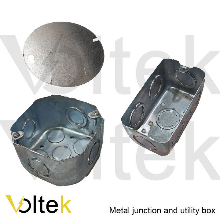 Metal gauge 16 Junction box, utility box and junction box cover for