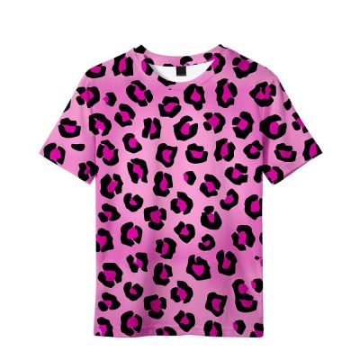 3D Printing Childrens Clothing Colour Leopard Print Tshirts Quick-drying T-shirt Kids Tops Boys Girls T shirt Casual Sweatshirt