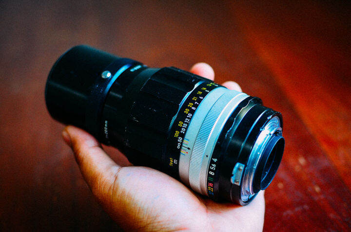 for-nikon-dslr-ทุกรุ่น-เลนส์มือหมุน-ละลายหลัง-รูรับแสงกว้าง-nikon-200mm-f4-serial-436322