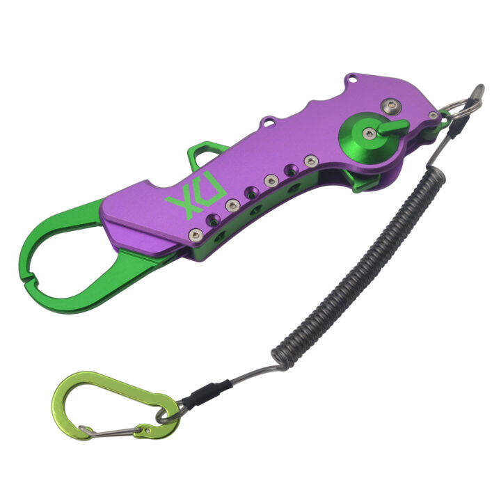 tunala-aluminium-fishing-pliers-folding-fish-grip-set-with-lanyard-and-sheath-hook-remover-tackle-tool-line-lure-cutter-tongs