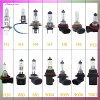 โคมไฟฮาโลเจน9006 9005สว่างของบันยันไฟหน้ารถ H1 H3 H4 H7 H11หลอดไฟไฟตัดหมอก HB3