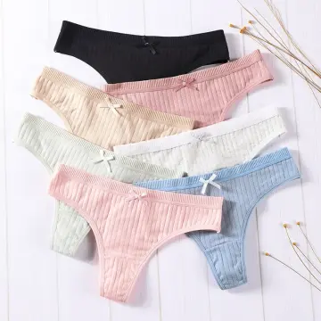 3Pcs/Lot Women's Cotton G-String Thong Panties String Underwear