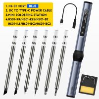 -01 Smart Electric Soldering Iron+6Xsoldering Heads PD 65W Adjustable Constant Temperature Fast Heat Soldering Iron