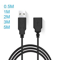 1M 2M 3M OEM Usb A Male To A Female Data Transfer Cord Usb 2.0 Extension Cable Usb Extension