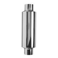 2.5 Inch Inlet Universal Resonator/Performance Muffler Stainless Steel 11.5 Inch
