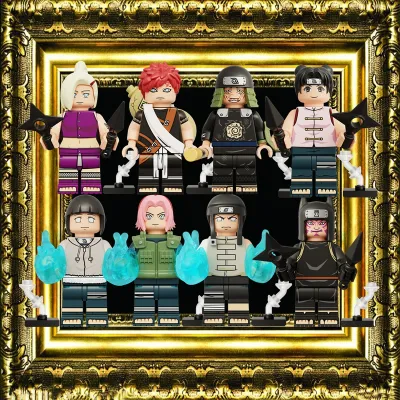 Kankuro Sarutobi Gaara Hyuga Hinata วันเกิดของขวัญการศึกษาของเล่นเด็ก DIY Building Blocks Minifigures อิฐภาพยนตร์