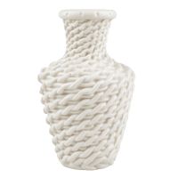 Imitation Rattan Vase Table Flower Arrangement Container Living Room Plastic Vases for Home Decor Ornaments