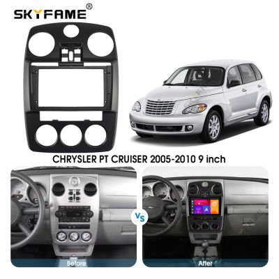 SKYFAME Car Fascia Frame Adapter Canbus For Chrysler Pt Cruiser 2006-2010 Android Radio Dashboard Kit Face Plate Frame