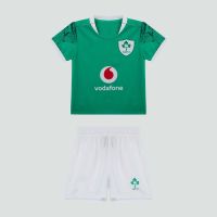 2021 Ireland Home Rugby Jersey Shirt 2021/22 IRELAND KIDS KIT HOME RUGBY JERSEY SHORTS Size 16---26