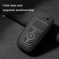 ✘✟▫ High-quality Fashion Sports Suede Key Case For Ford Fiesta Focus MK3 MK8 MK2 Ranger ST Mondeo MK4 Fusion Kuga Galaxy Falcon Auto