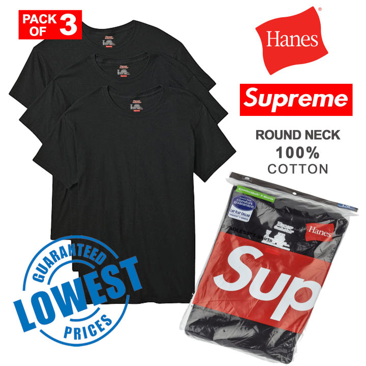 Supreme hanes clearance crewneck