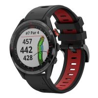 สำหรับวิธีการ Garmin S62 22Mm สองสีซิลิโคนกีฬาสายนาฬิกาข้อมือ (สีส้ม + สีดำ)