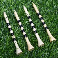 “：】、‘ Professional Bamboo Golf Tees With Black Stripe Mark Scale 70Mm 83Mm Golf Accesories 2 Size Golf Bamboo Tee