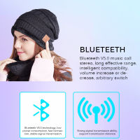 Wireless Bluetooth Music Hat Beanie Cap Earphone Headphone Smart Headset Speaker with Mic Sport Knitted Hats Best Christmas Gift