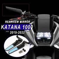 สำหรับ Suzuki Katana1000 KATANA 1000กระจกมองอุปกรณ์เสริมติดด้านหลังมอเตอร์ไซค์ใหม่กระจกด้านข้างอลูมิเนียมปีกลมสปอร์ต2019-2022