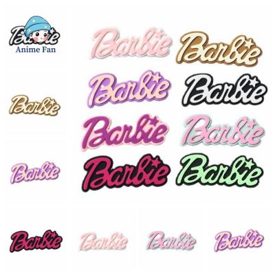 Barbiestyle Barbiepink Barbiecore 10pcs เสน่ห์ตัวอักษร ตุ๊กตาบาร์บี้เสน่ห์ DIY อุปกรณ์ตุ๊กตาบาร์บี้ ตกแต่งด้วยการตกแต่ง การ์ตูนลายการ์ตูน พีวีซีพีวีซี อุปกรณ์เสริมรองเท้า