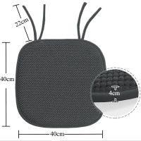 ﹊ Chair Cushion Memory Foam Pads with Ties for Dining Chairs Non Slip Kitchen Chair Pad and Seat Cushion soft pads Washable