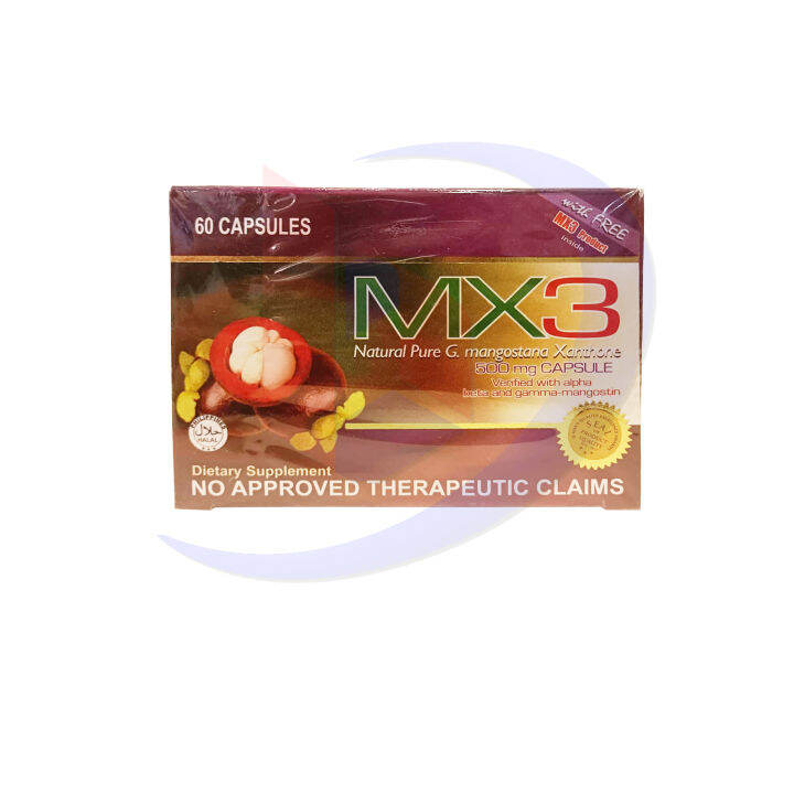 Natural Pure G Mangostana Xanthone (MX3) 500mg Beta Gamma Mangostin