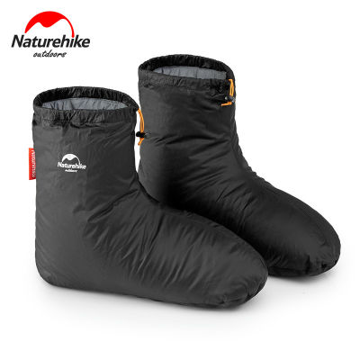 Naturehik Goose Down รองเท้าแตะ Ultralight ในร่ม Warm Long Journey ถุงนอนอุปกรณ์เสริม Camping Outdoor