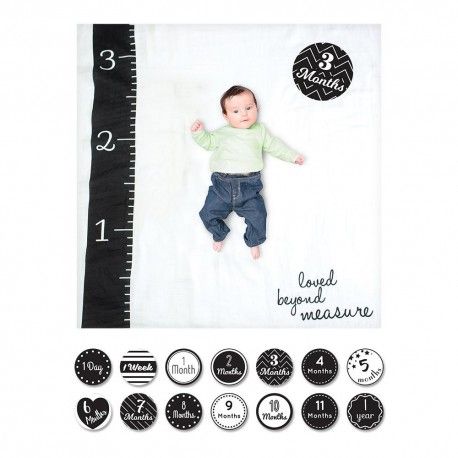 lulujo-babys-first-year-swaddle-amp-cards-ชุดผ้าอ้อมมัสลินคอตตอนพร้อมการ์ด-milestones