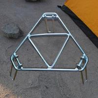 Campfire Cooking Stand 304 Stainless Steel Camping Tripod Portable Outdoor Picnic BBQ Rack Accessories