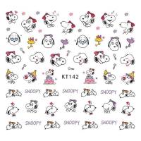 KT142 สติกเกอร์ลายการ์ตูน สนูปปี้ Snoopy So cute สำหรับติดเล็บหรือติดตกแต่งสิ่งของเล็กๆน่ารัก