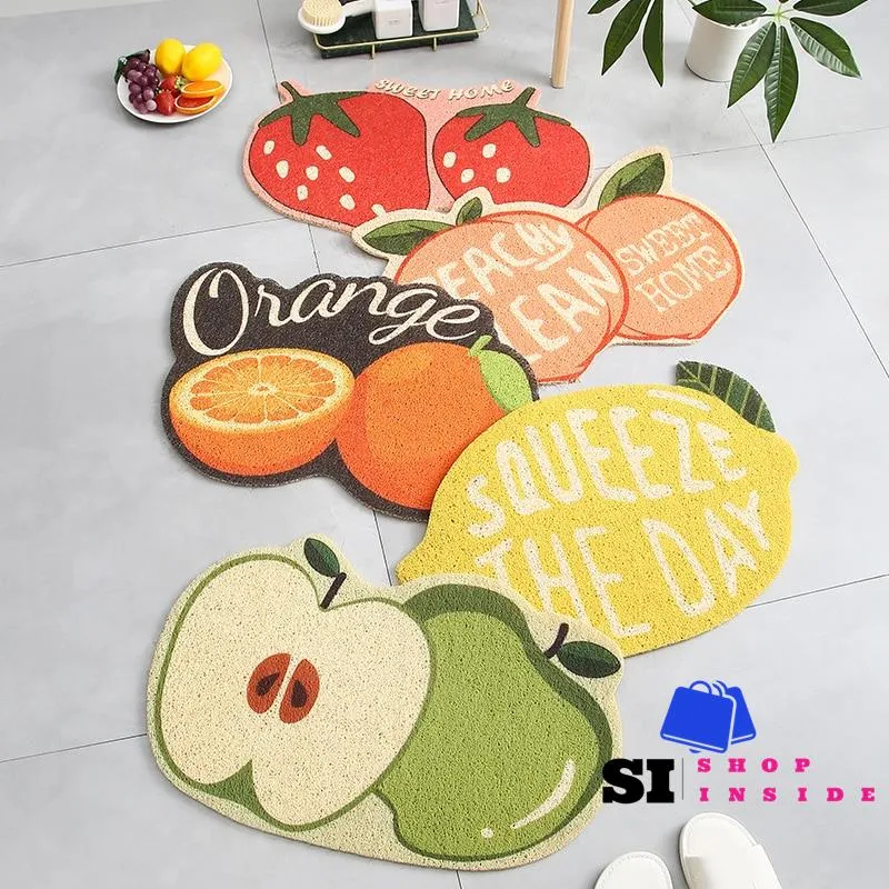 Cute Bath Mats for Bathroom Non Slip Strawberry Bathroom Rugs Fun Bath Rug  for B