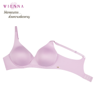 WIENNA BRA Collection New Modern Wi-Free DB35404 ชุดชั้นในเวียนนา เสื้อชั้นในไร้โครง (C,D 32-36) สีเนื้อ แดง ชมพูอ่อน ชมพูกลีบบัว Carnation Rose 816TH