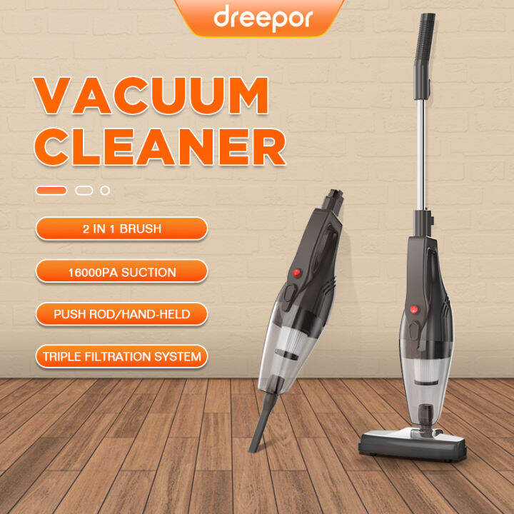 Dreepor 2 In 1 Vacuum Cleaner Portable Vacuum Cleaner Ultra Quiet 15000