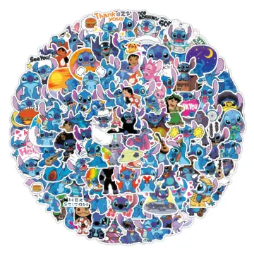 100 Pcs Stitch Stickers,lilo And Stitch Stickers For Water Bottles