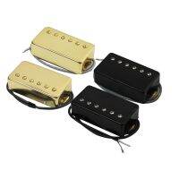 FLEOR 2ชิ้นกีต้าร์ไฟฟ้าปิ๊กอัพกีตาร์ Humbucker Pickup คอและสะพาน LP รถกระบะกีตาร์ชิ้นส่วนโครเมี่ยม/สีดำ/เลือก