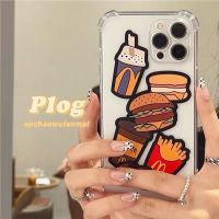 (Great. Cell phone case)  iPhone 11/13 Pro เคสโทรศัพท์สติกเกอร์ของ Mcdonald IPhone12 11Promax ทนต่อการกระแทก Xs/xr Aphone 11