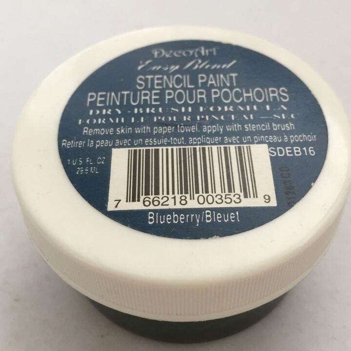 DecoArt Easy Blend Stencil Paint (DRY BRUSH) SDEB16 Blueberry | Lazada