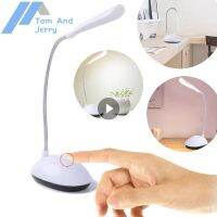 LED Desk Lamp Foldable Dimmable Touch Table Lamp DC5V Battery Powered Table Night Light Touch Dimming Portable Home Lamp Supply Night Lights