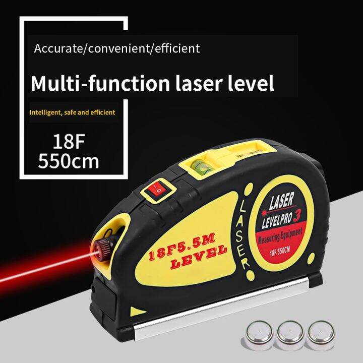 {hot} Mini Laser Level Measuring Tape Vertical Distance Range Meter
