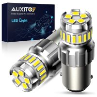 【CW】AUXITO 2Pcs 1200LM 1156 BA15S P21W LED T20 W21/5W 7443 Car Bulb Canbus 1157 P21/5W BAY15D LED Lamp Auto DRL Reverse Light 12V