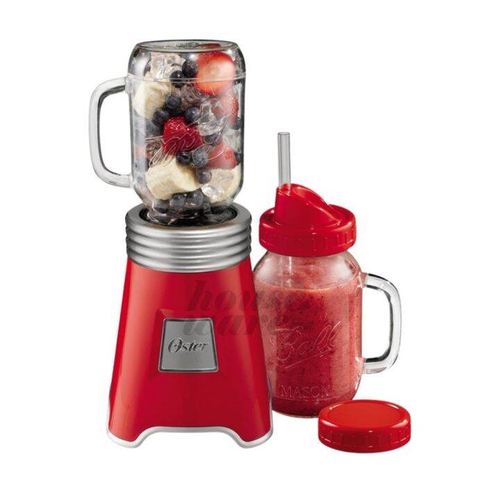 Oster® Ball® Mason Jar Personal Blender ( Red ) Lazada PH