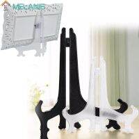 1PC Portable Black And Transparent Plastic Easels Plate Photo Display Stand 【JULY】