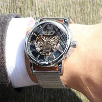 Hot Men 39;s Watches Top Brand Luxury ORKINA Fashion Skeleton Clock Men Sport Watch Automatic Mechanical Montre Homme 2022