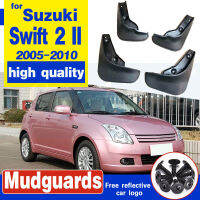 Car Mud Flaps For Suzuki Swift 2 II 2005-2010 Mudflaps Splash Guards Mud Flap Mudguards Fender 2006 2007 2008 2009