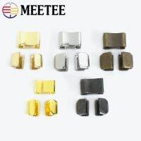 ☒♟ Meetee 20/50sets Metal Zipper Stopper for 3 /5 /8 /10 Zip U Code Non-slip Zippers Upper Stop Tail Clip Buckle Zip Repair Kit