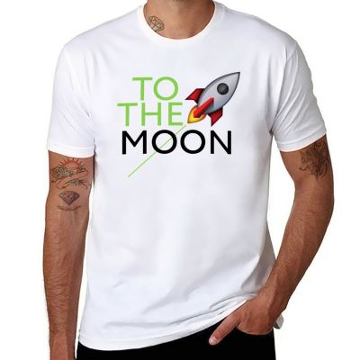To The Moon $Gme Wallstreetbets T-Shirt Anime Cute Tops Mens Graphic T-Shirts