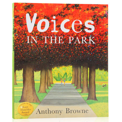 Original English Picture Book Voices in the park paperback childrens Picture Book Voices in the park Anthony Browne works