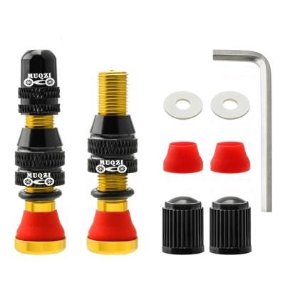 ：《》{“】= Bike Valve Durable Road Bike A/V Tubeless Rim Valve For Road Bicycle