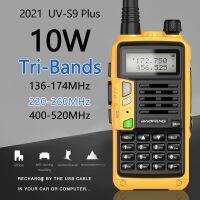 Baofeng UV-S9 PLUS วิทยุ Tri-Band 10W พลัง136-174Mhz/220-260Mhz/400-520วอล์กกี้ทอล์กกี้ Mhz สมัครเล่นแฮมมือถือสองทางวิทยุ