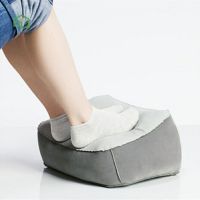 NU Portable Inflatable Foot Rest Pillow Cushion PVC Air Travel Office Home Leg Up Footrest Relaxing Feet Tool .sg