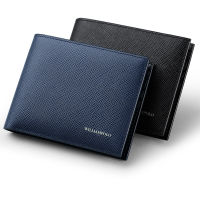 Cowhide Purse 100 Leather Men Wallet Brand Luxury Leather Wallets Office Male Wallet Mature Man Bifold Wallet Small Portable