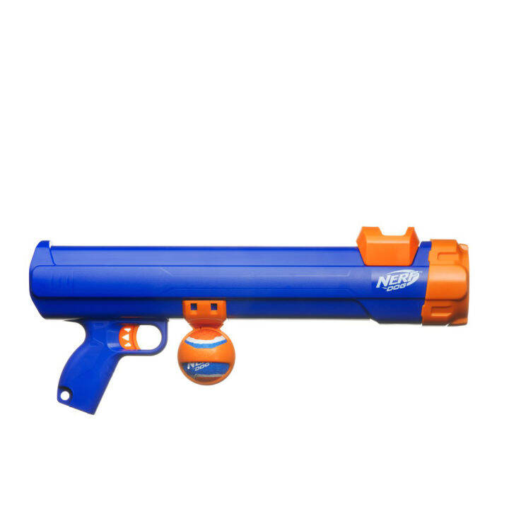 nerf-dog-เนิร์ฟด็อก-tennis-ball-blaster-ปืนยิงลูกเทนนิส-ของเล่นสุนัข-มีขนาด-small-และ-medium