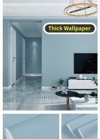 10M Solid Color Self-adhesive Wallpaper for Bedroom Walls Formaldehyde-free Wall Stickers Living Room Decoration Papel De Parede